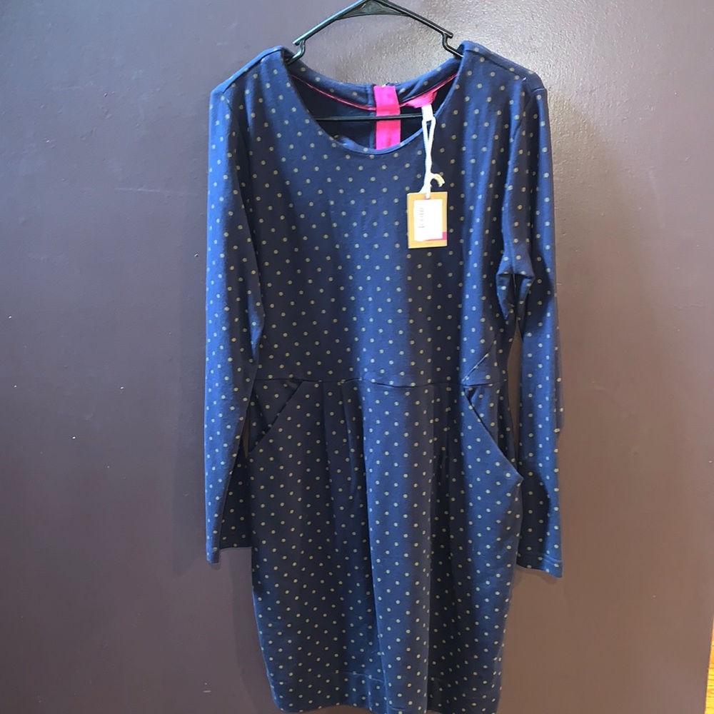 Joules Polka Dot Dress NWT